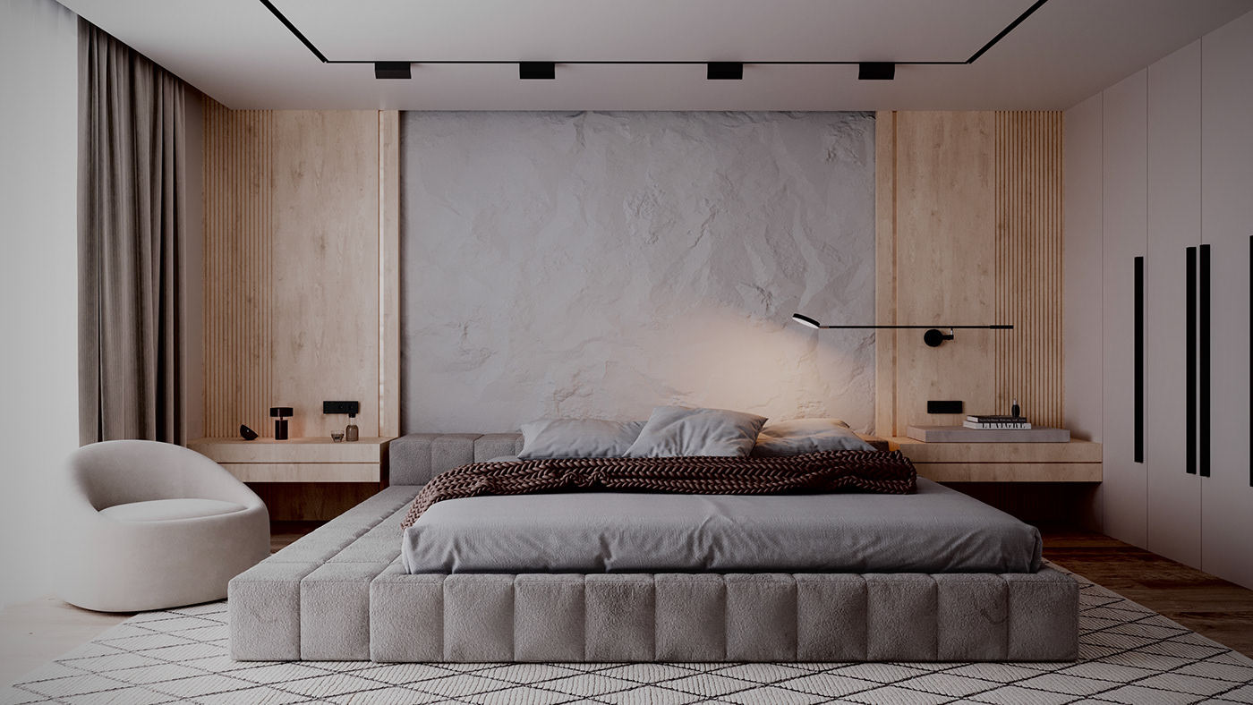 bedroom visualization interiordesign