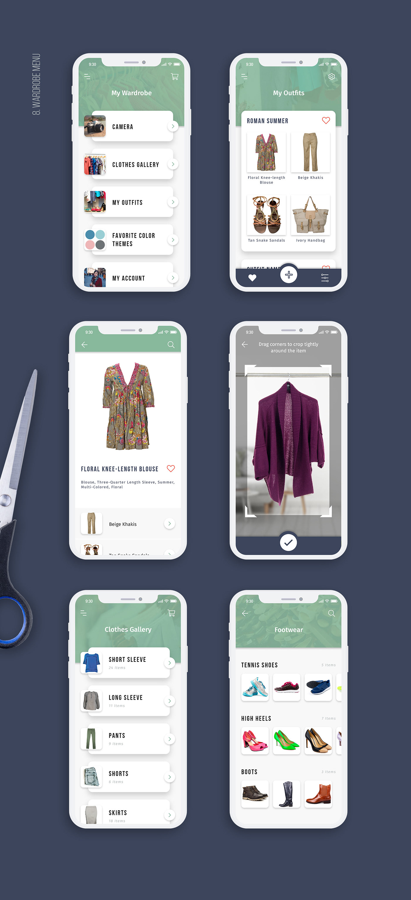 fashion app app design UI/UX Web Design 