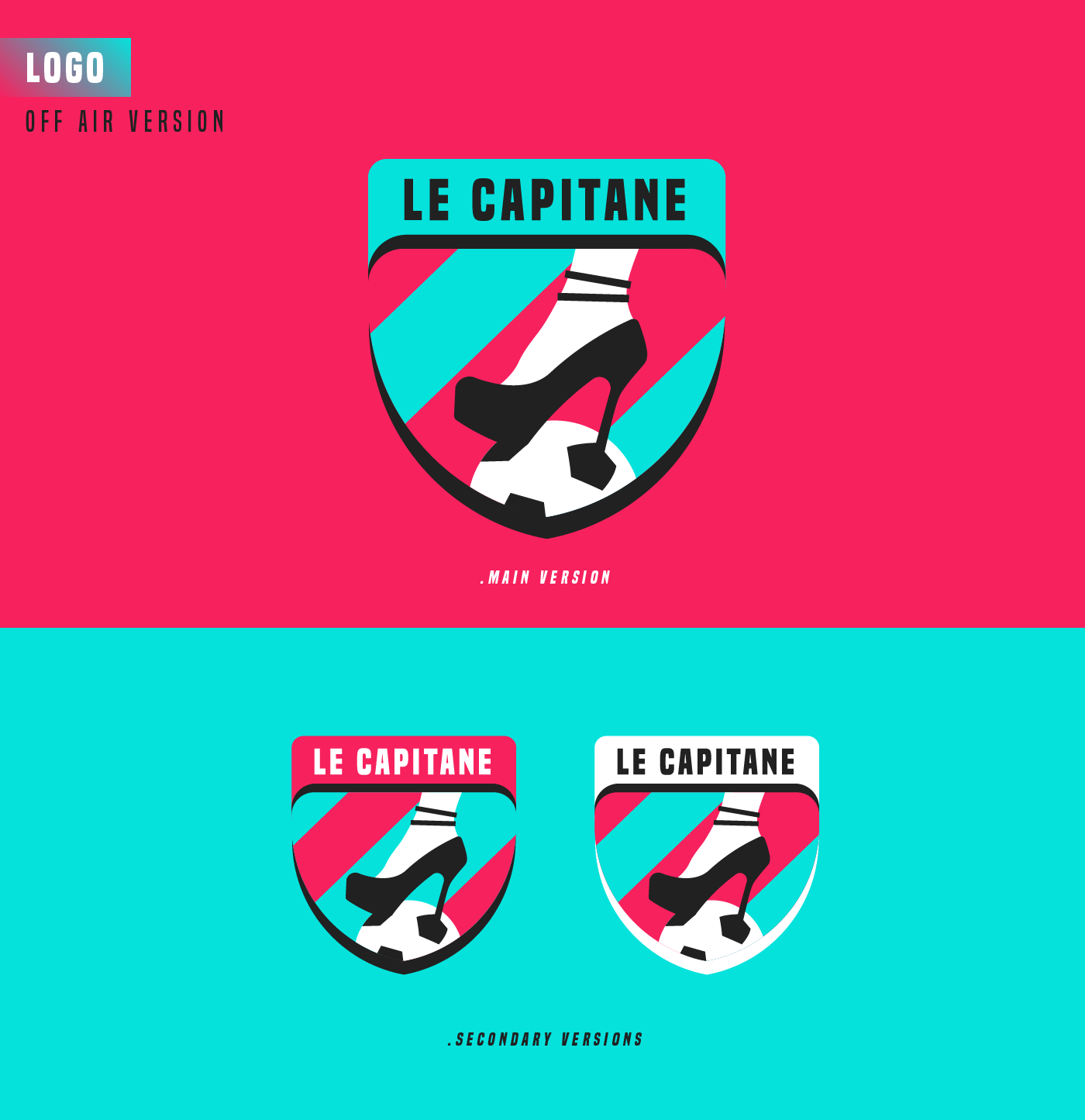 Le capitane Capitane wags soccer team spike Channel tv graphic pack Viacom