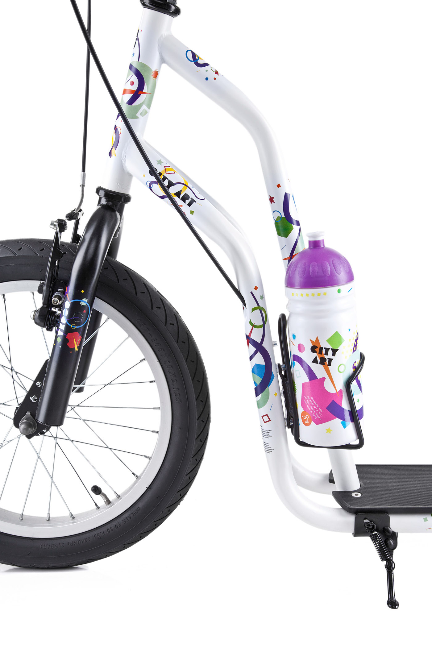 Scooter sport bottle art Hipster Sailor comics balance bike