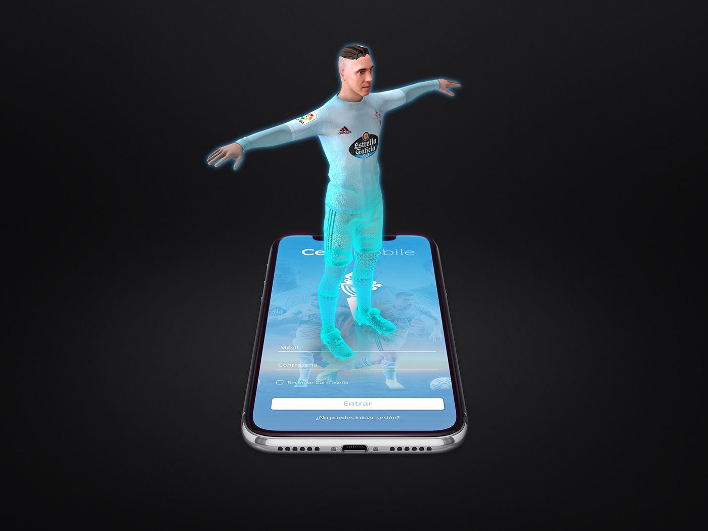 AR augmented reality digital design digital marketing Experiencial Marketing Futbol product design  UI user experience ux