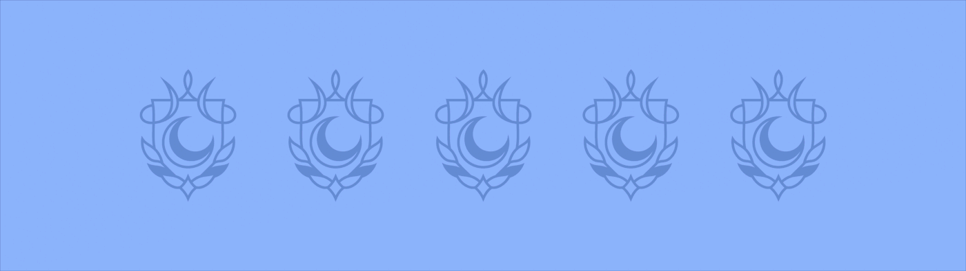 Animated GIF image of Crescent Head Capital logo concepts