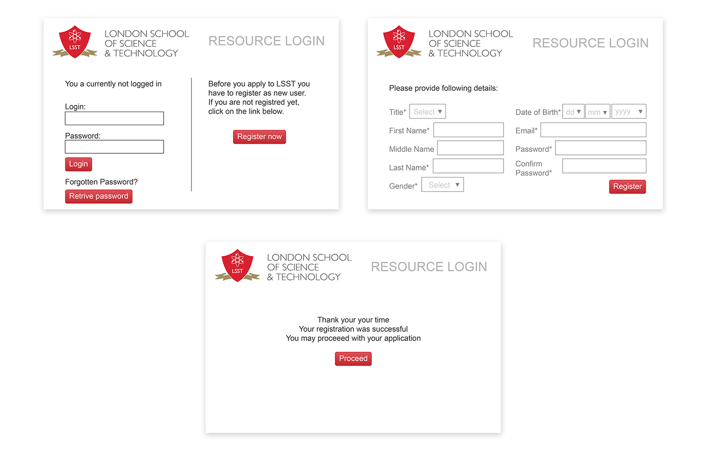 online application Web Form template Usability Interface design
