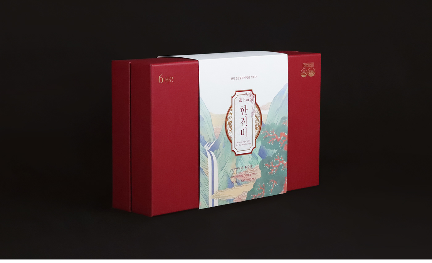 ginseng Healthcare design traditional korean branding  storytelling   premium Packaging