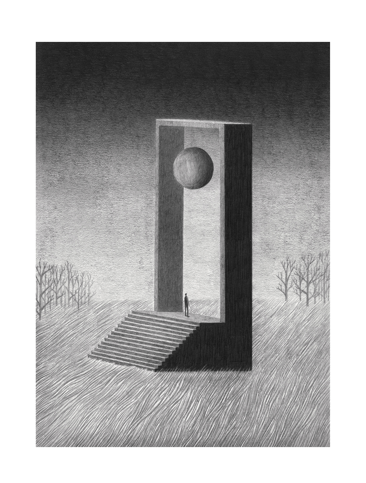 architecture book art Brutalism Drawing  graphite drawing james lipnickas science fiction scifi art story surrealism