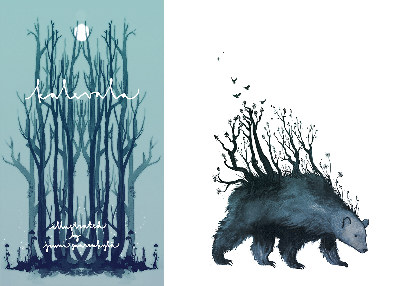 Folklore bear forest finland Trolls dark narrative finnish folklore Jenni Saarenkyla elk witch fairytal yenniannika