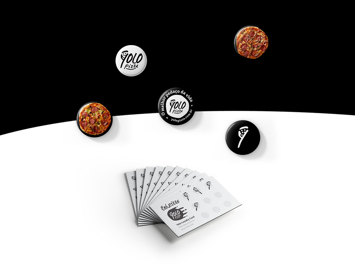 branding  eat Food  identity logo Pack packing Pizza restaurant slice