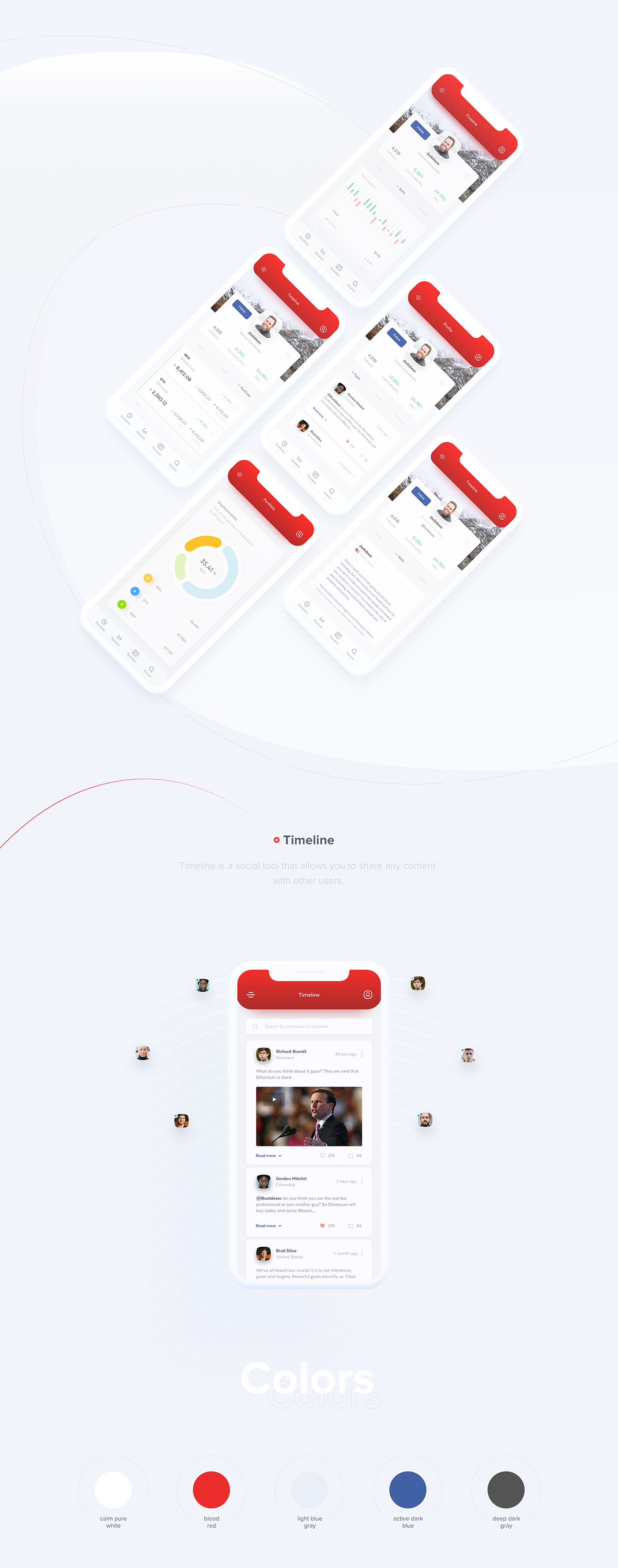 Coincensus — Modern Crypto Social Trading Network on Behance