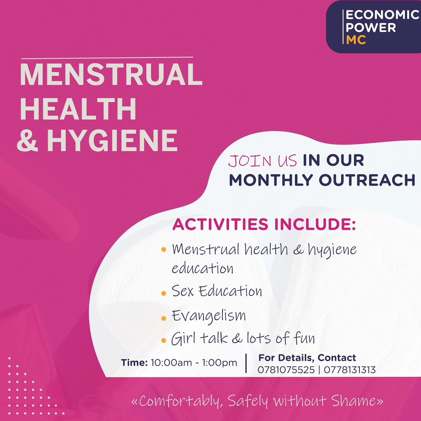 Evangelism Menstrual Health sex education
