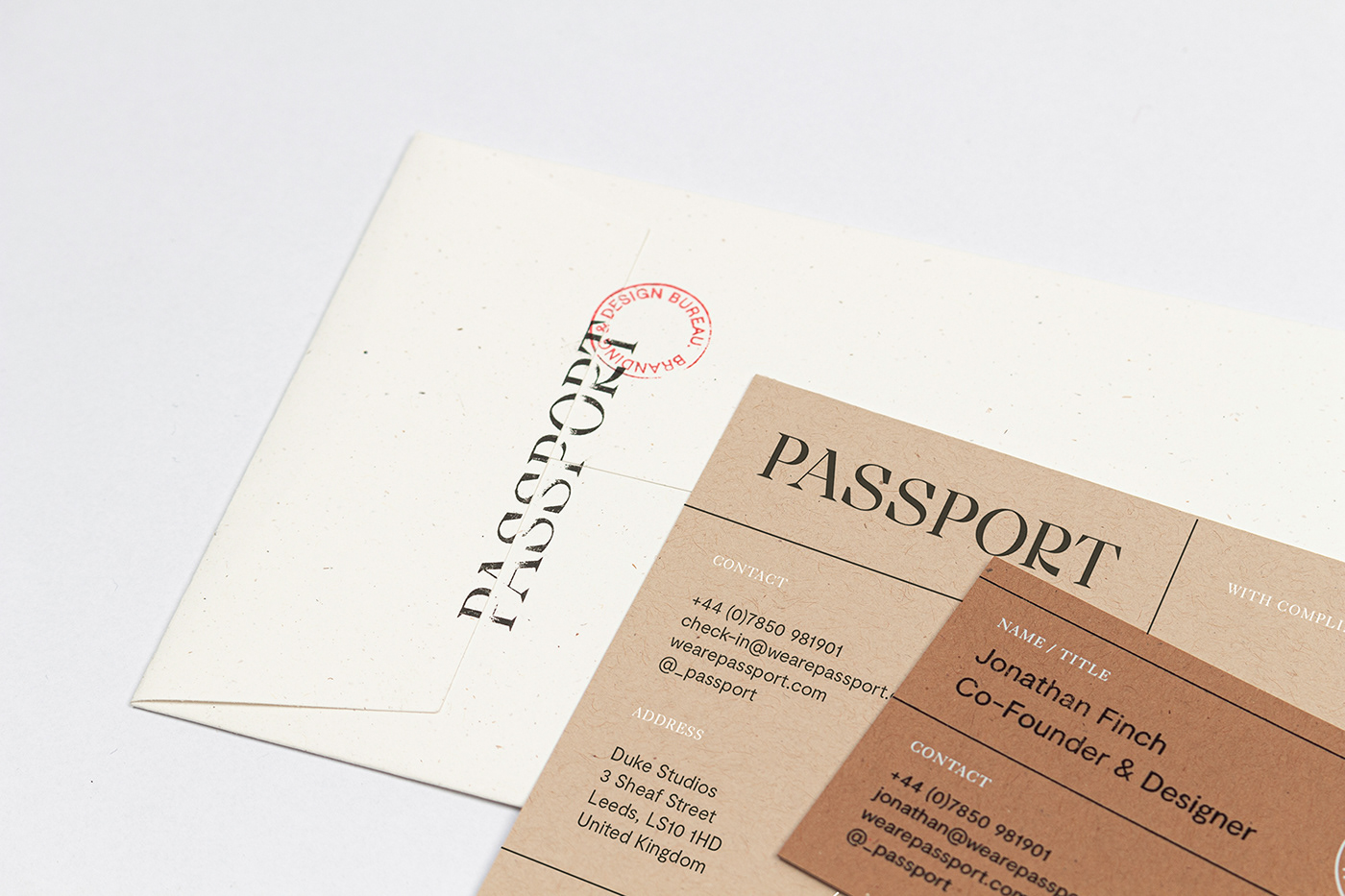 business card foil letterhead Passport postcard RECYCLED stamp Stationery Sustainable Travel
