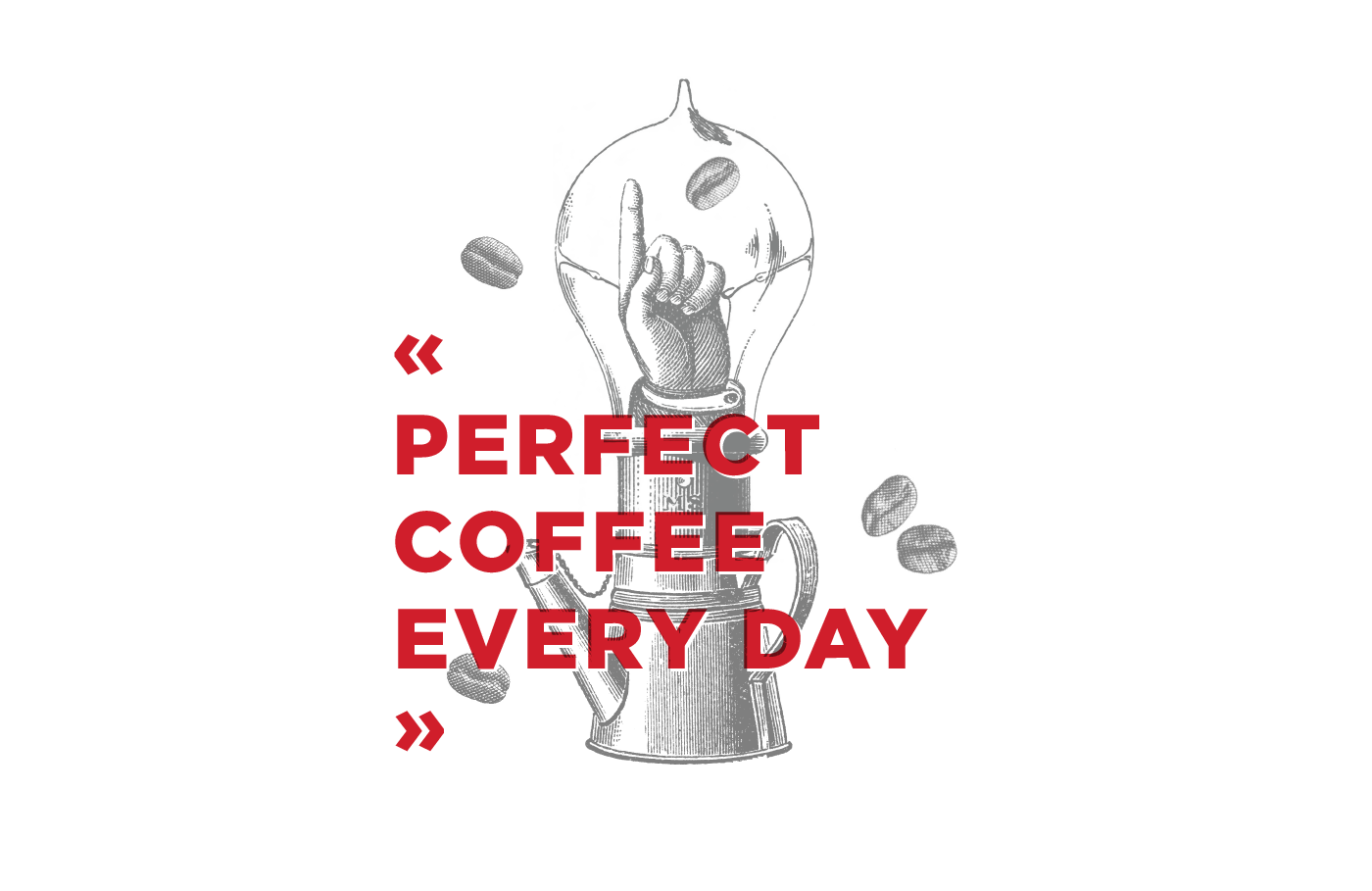 Coffee brand Style red Logotype identity cofeeshop branding  logo perfetto