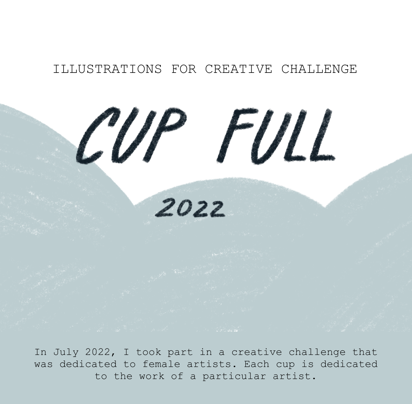 challenge cup cups Digital Art  digital illustration Drawing  ILLUSTRATION  PROCREATE ART sketch