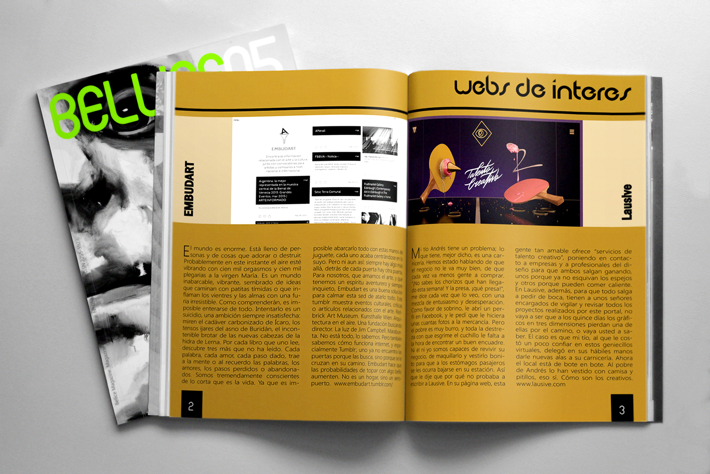 maquetación diseño design magazine revista arte art Publicacion editorial