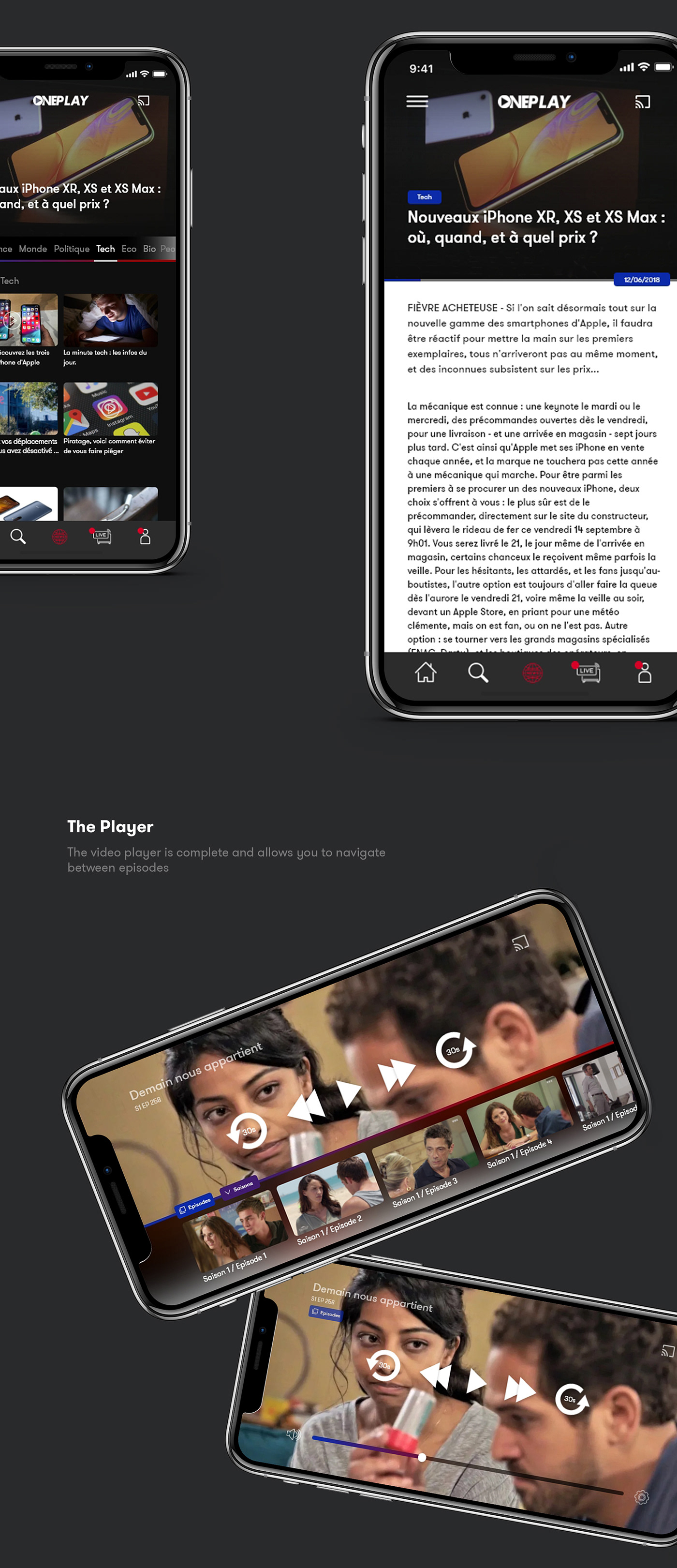 Netflix Web Design  application iphone app video graphic design  app design redesign branding 