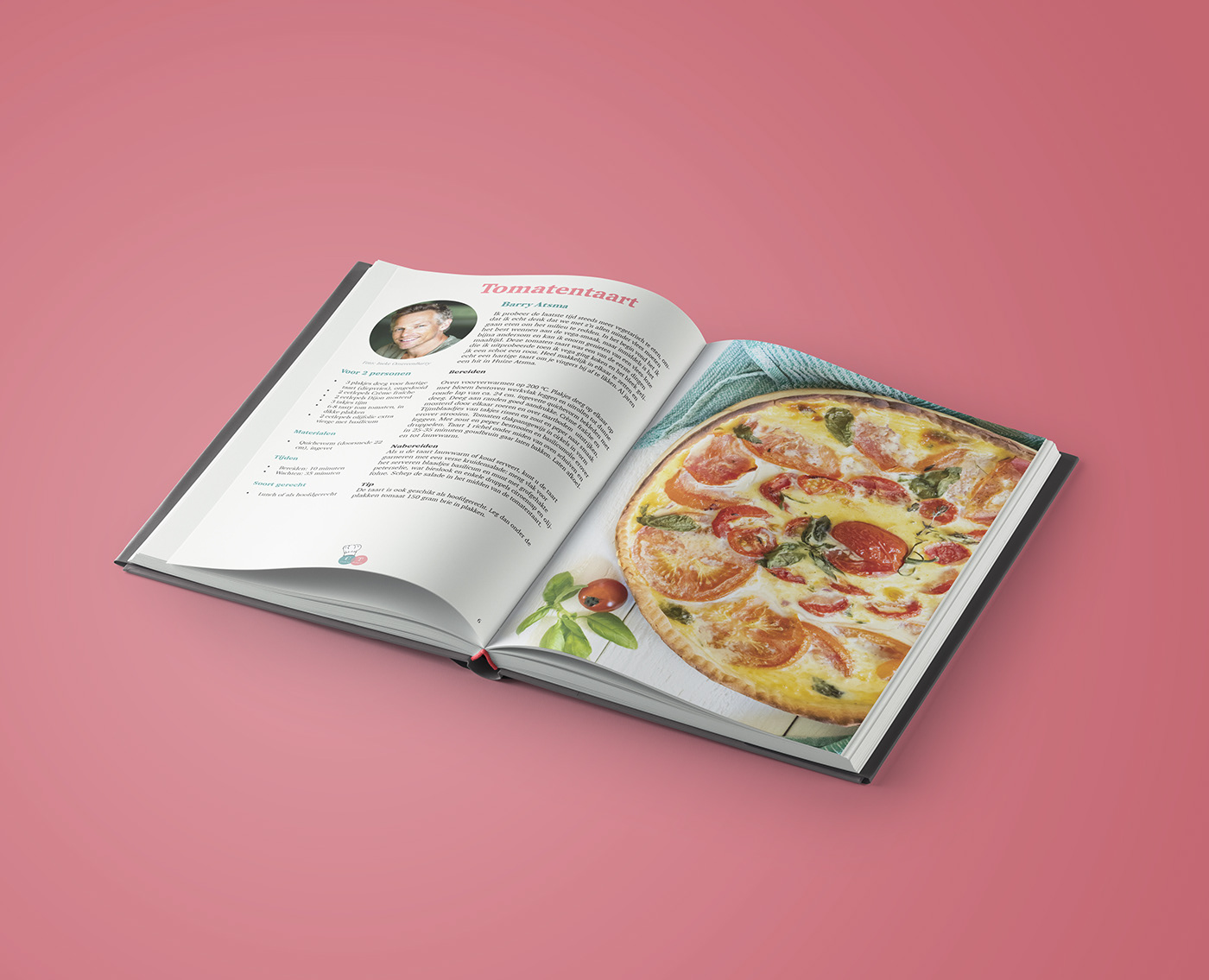 cookbook book editorial print Layout design