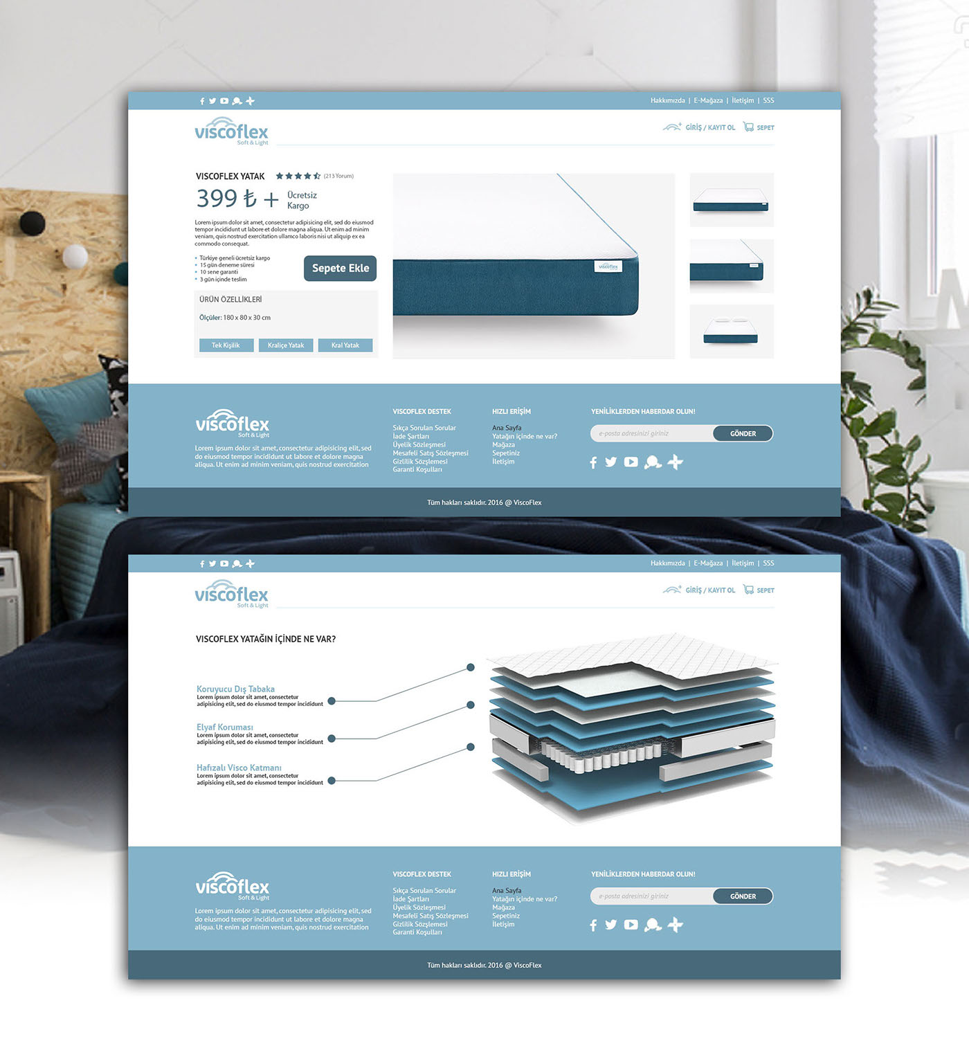mattress Web Design  bootstrap Web ui design ui ux UI frontend web grid viscoflex