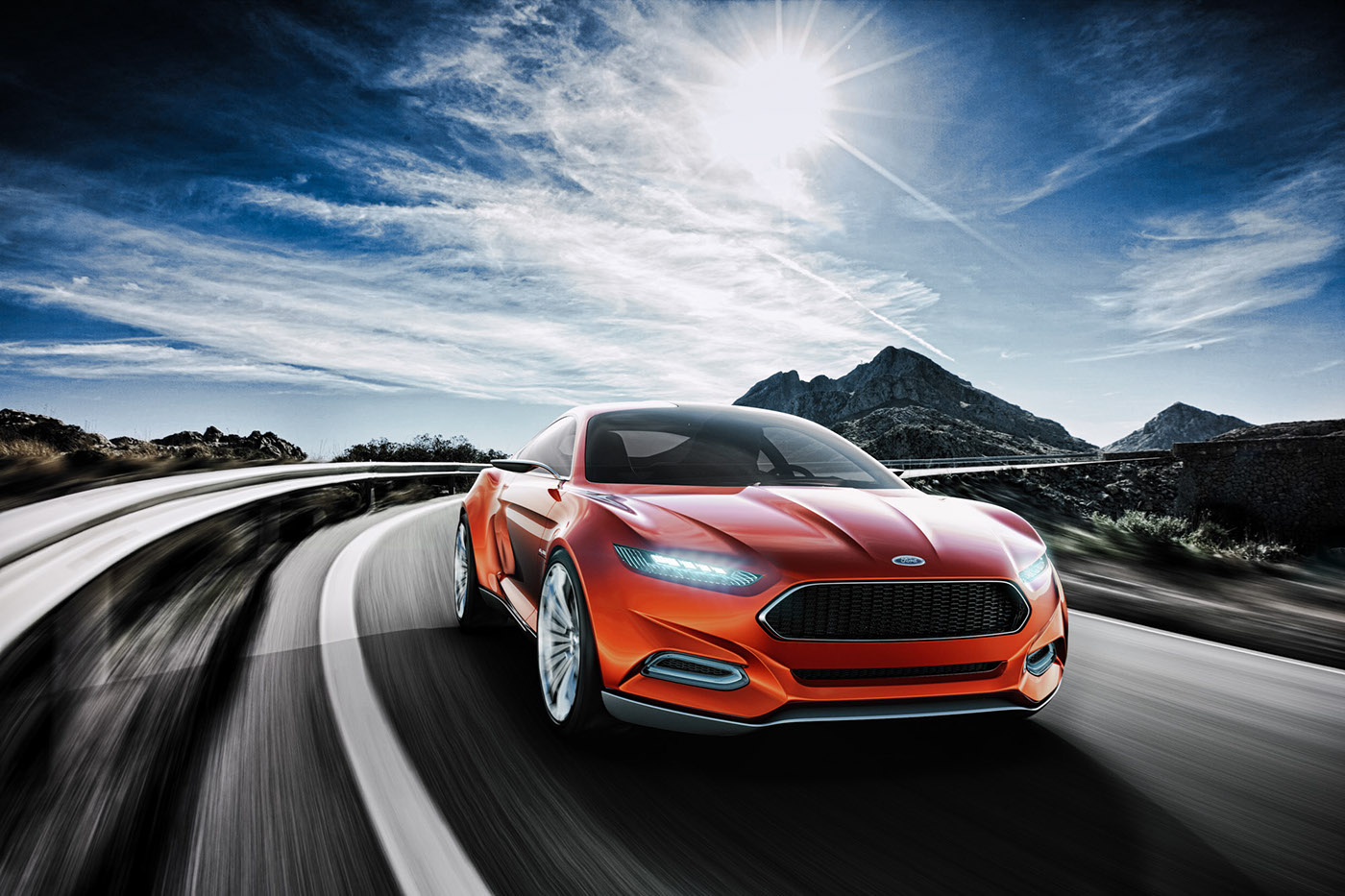 Ford evos CGI automotive   Renderings