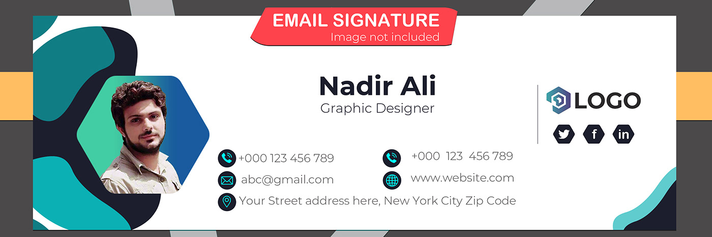 email signature design Social media post Advertising  Graphic Designer Brand Design marketing  
