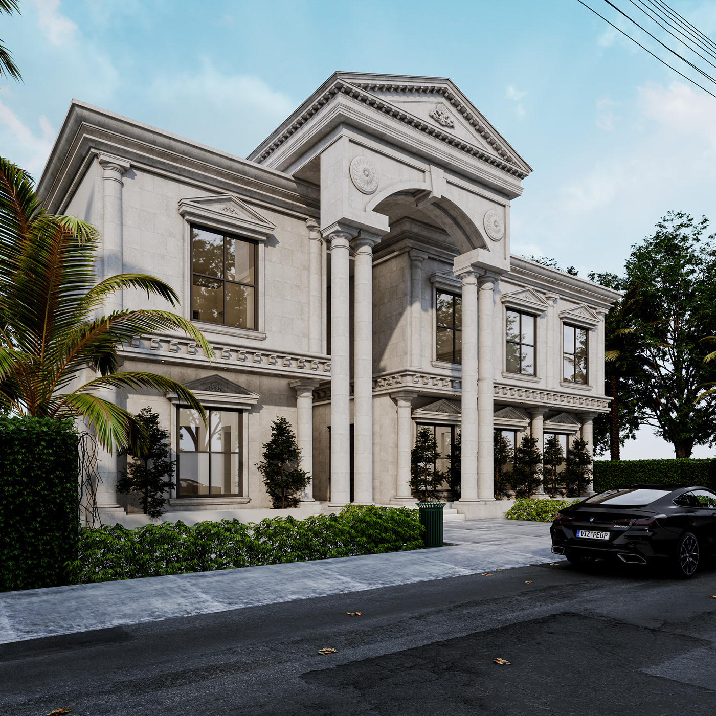 3d modeling 3dmax architecture architecture design classical architecture classical design Virtual reality vr