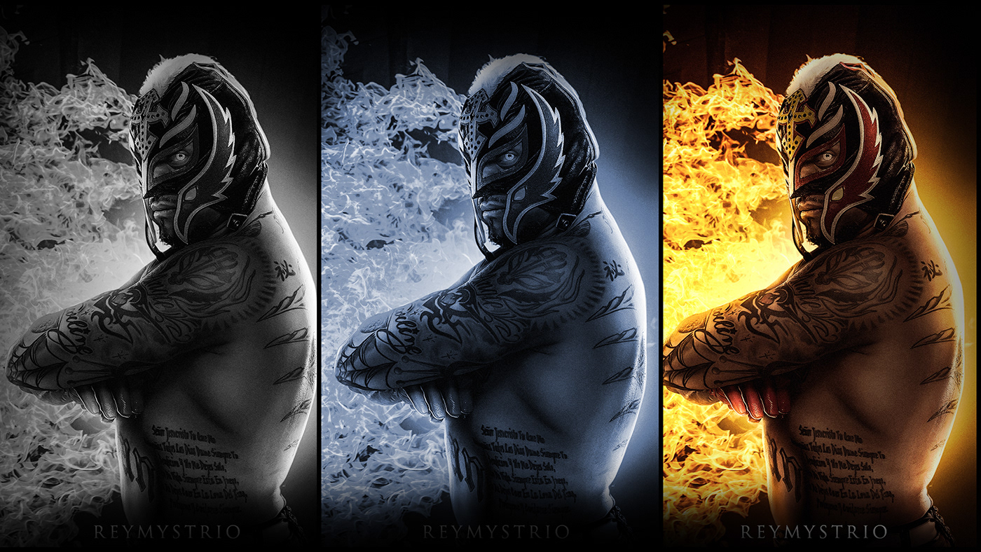 Wrestling WWE sports pro wrestling photoshop Graphic Designer Social media post Advertising  Smackdown wrestlemania