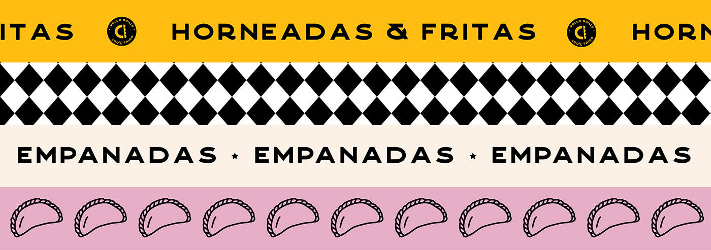 art direction  branding  colorful dumplings Empanadas identity ILLUSTRATION  restaurant