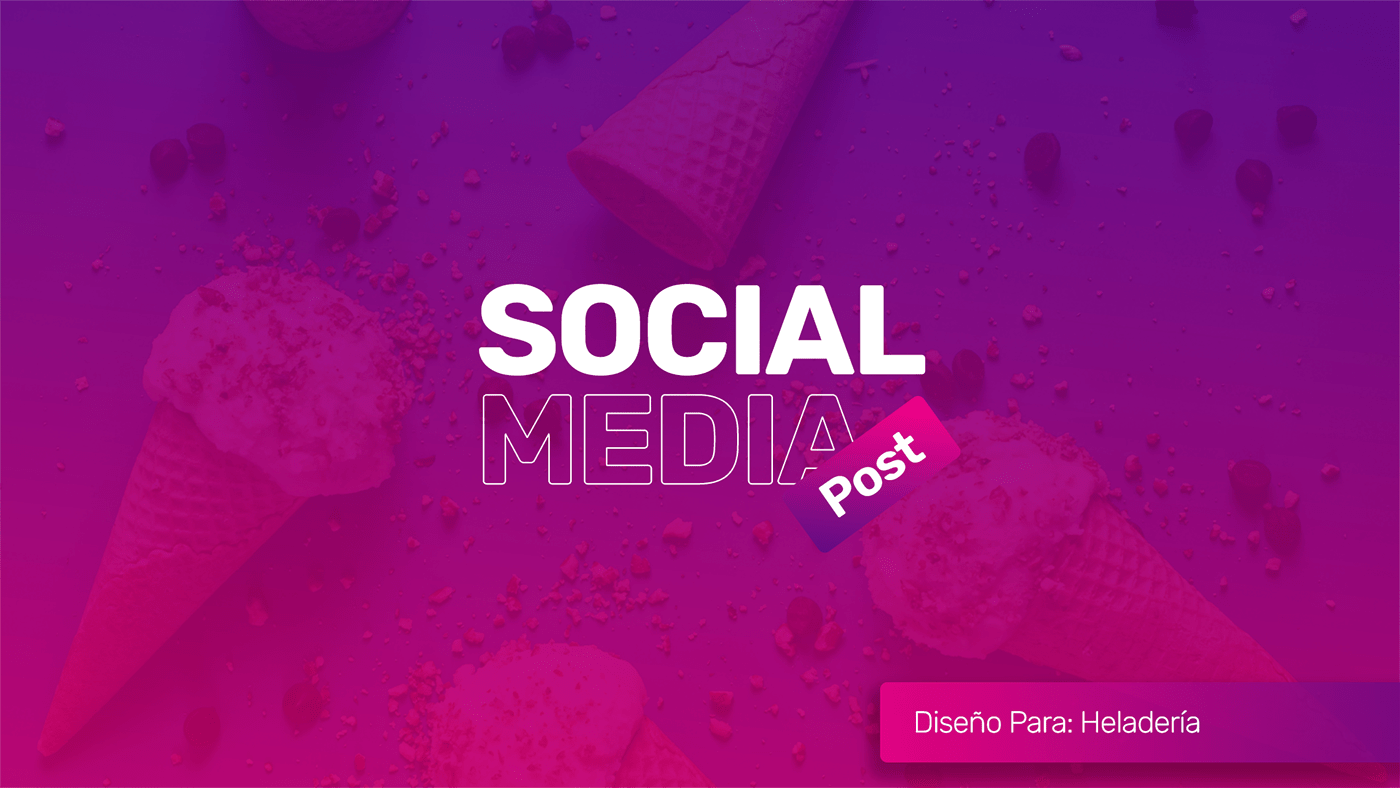 heladeria helados ice cream cafeteria cafe post diseño gráfico Social media post marketing   alegre