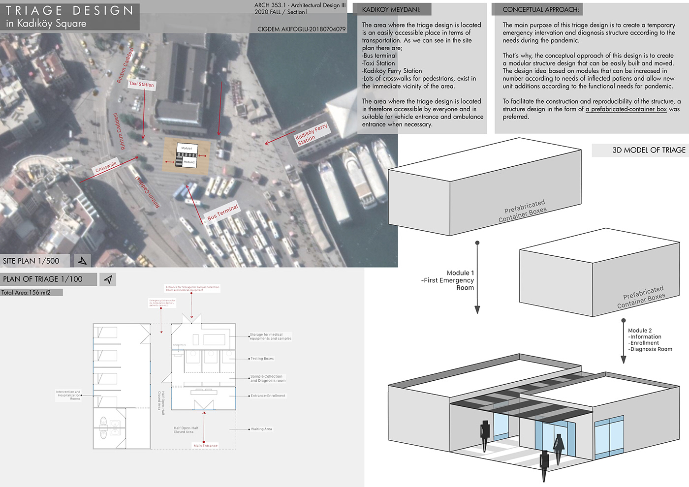 architecture building concept design graphıcdesign pandemic structure Triage