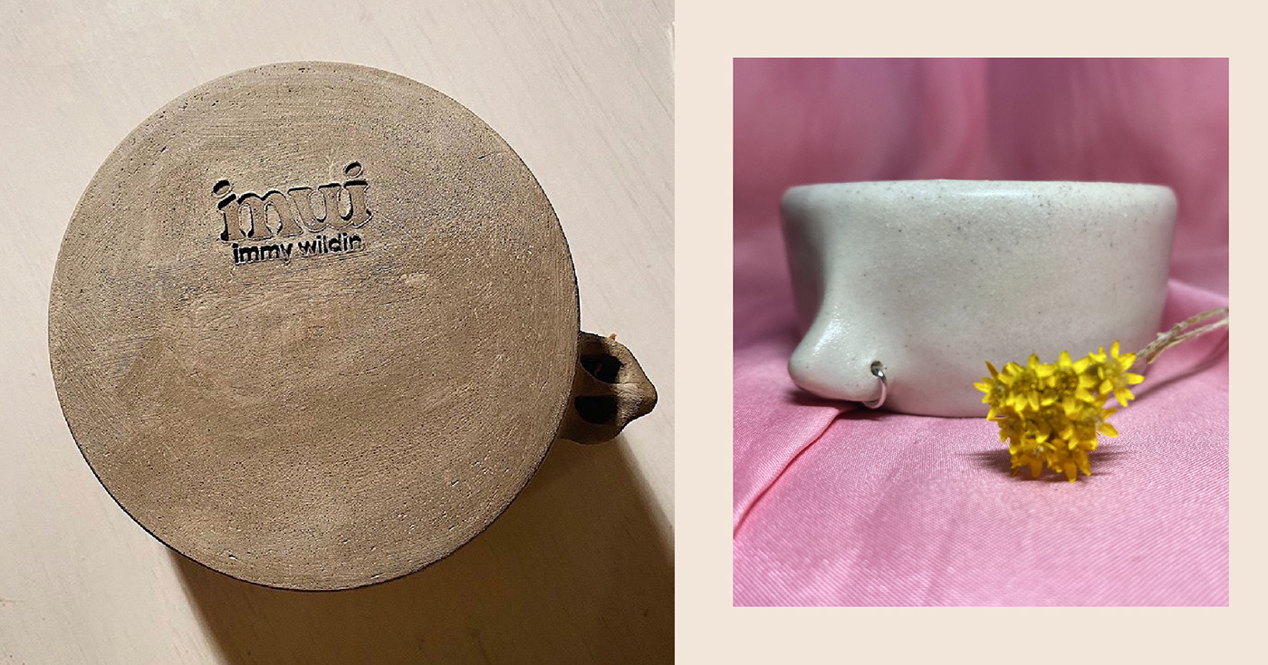 branding  ceramics  cosmetics Packaging photogrpahy Pottery
