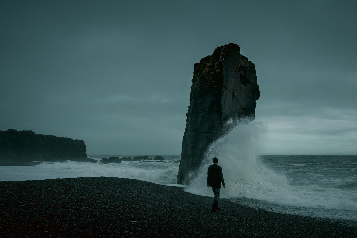cinematic cinematography Coast dark iceland Landscape landscape photography Moody Ocean waves