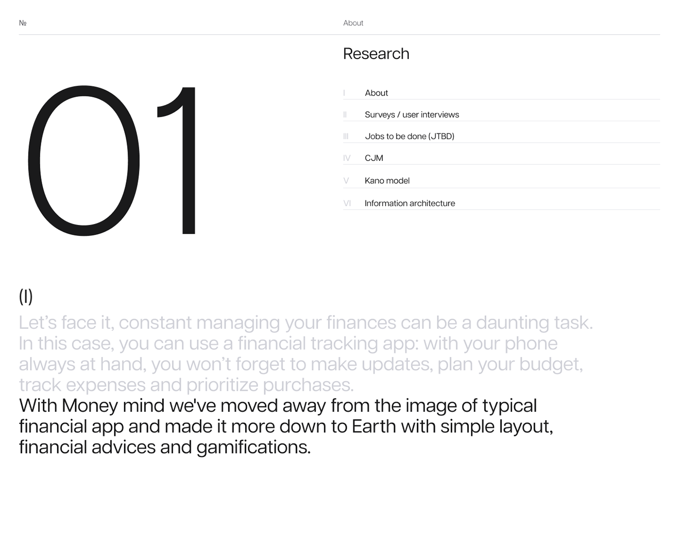 UI/UX Mobile app Case Study ui design user experience Fintech finance analytics tracking ios
