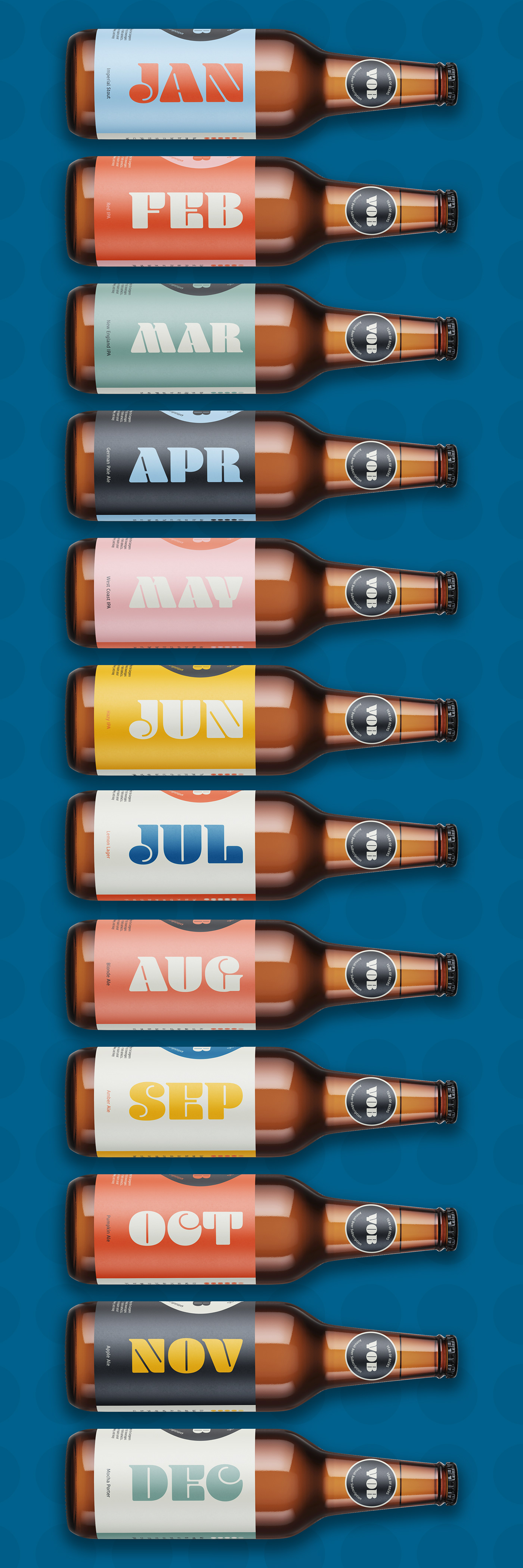 alcohol packaging beer brand identity calendar mockups Packaging typography  