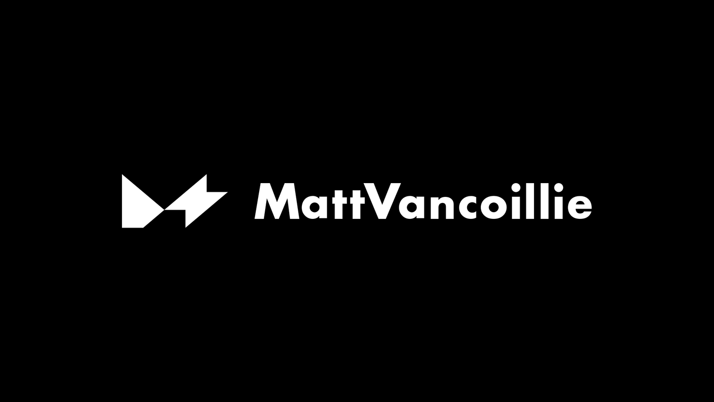 Matt Vancoillie, White Logo on Black