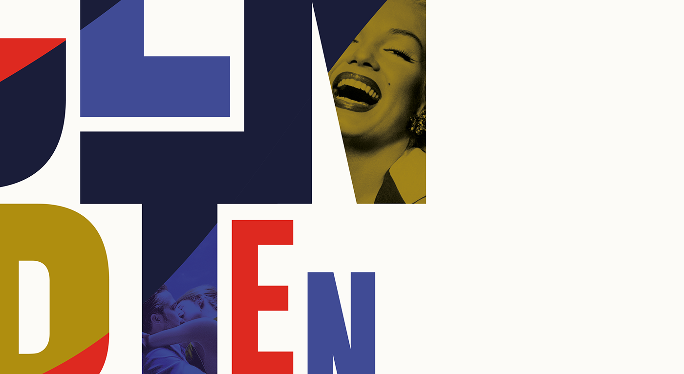 branding  Cinema festival graphic design  hollywood poster typo typography   vintage