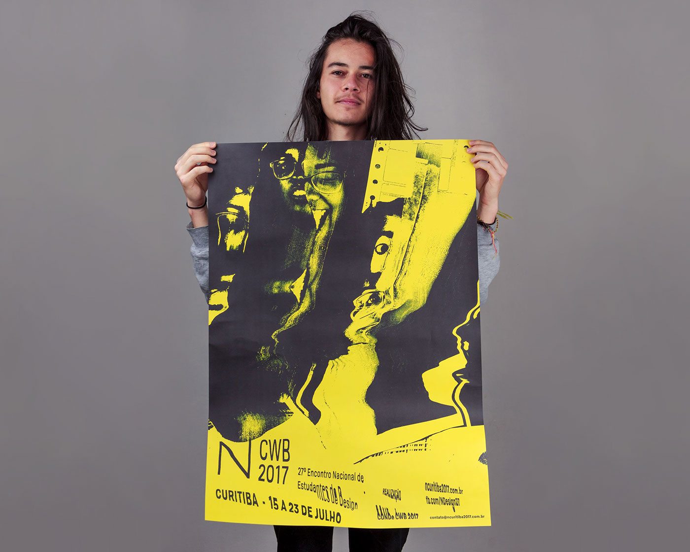 poster scanner print experimental cartaz