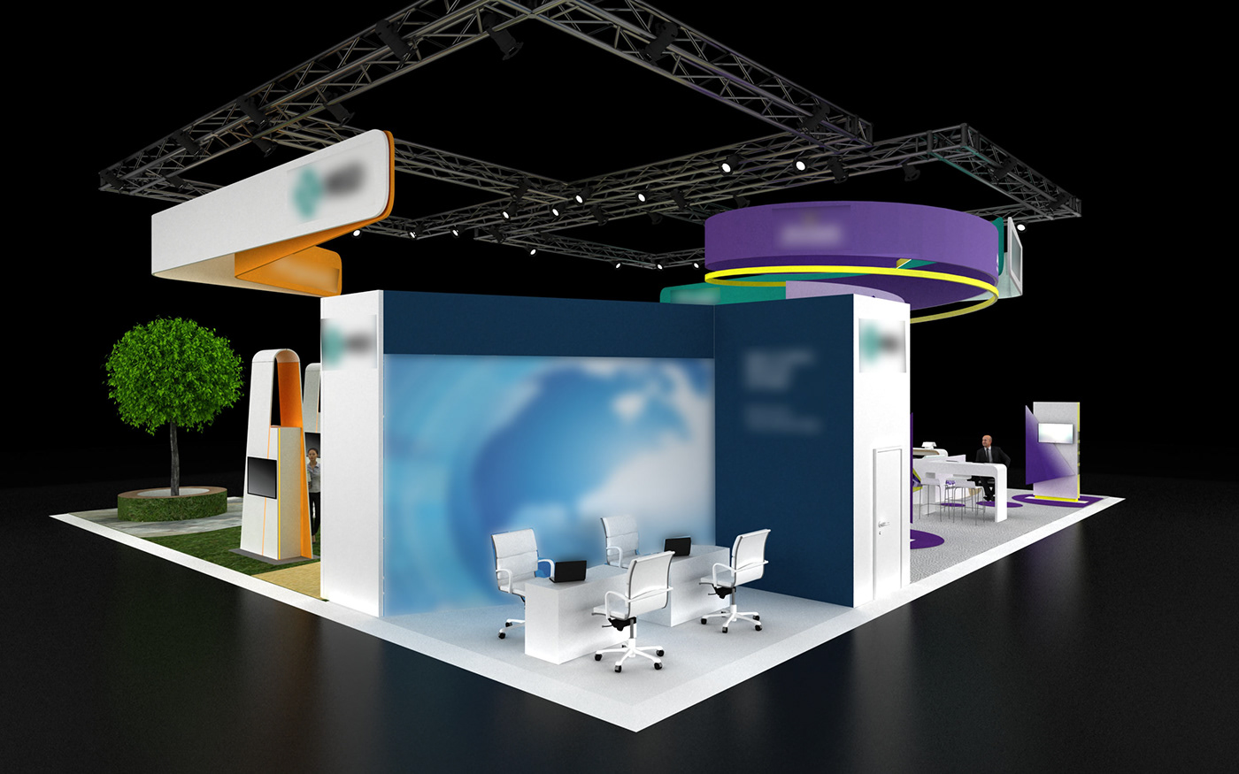 Exhibition  design exhibitiondesign healthcare designer tradestand commercial MSD colour Kiosk