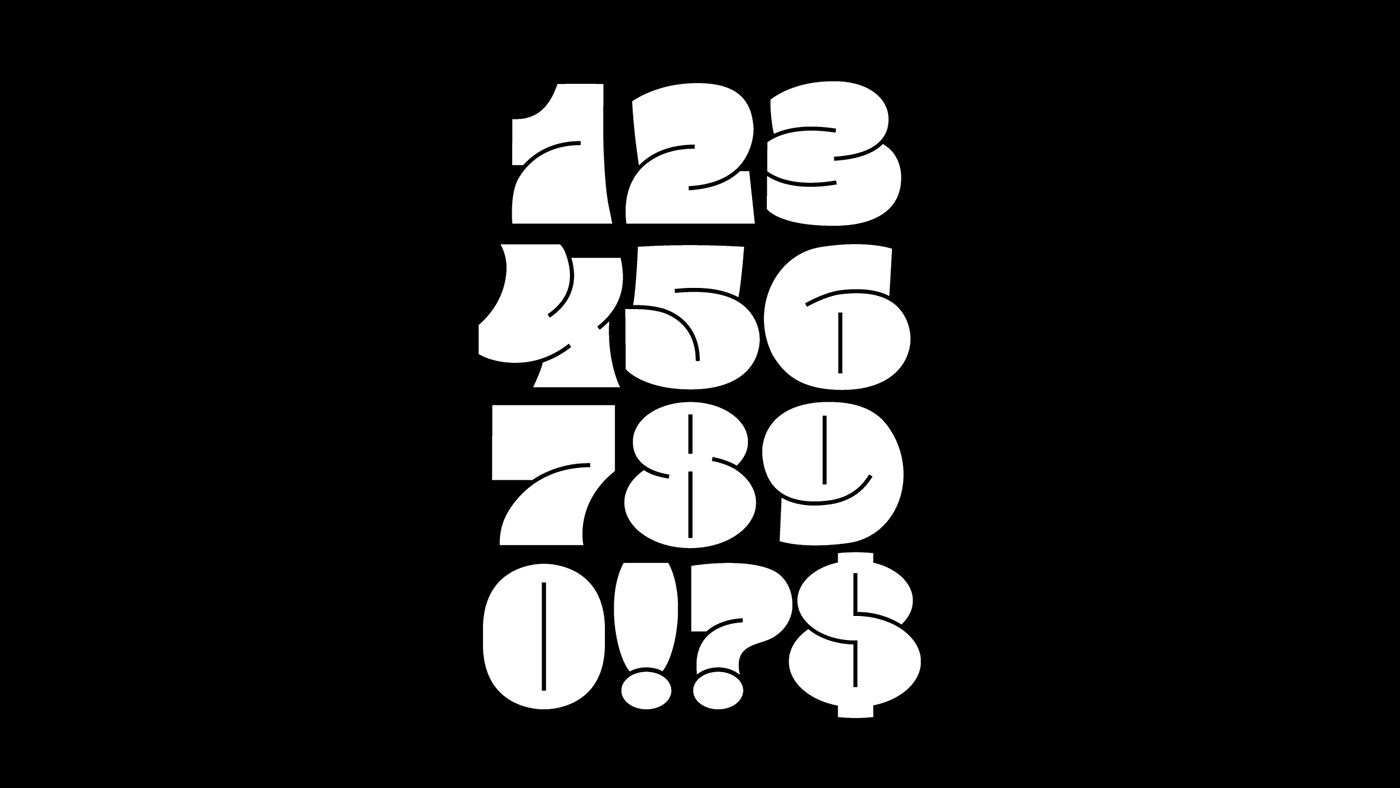 custom typography numbers typography  