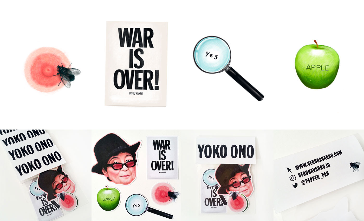 stickers sticker feminist women contemporary art Frida Kahlo Yayoi Kusama marina abramovic Louise Bourgeois Yoko Ono