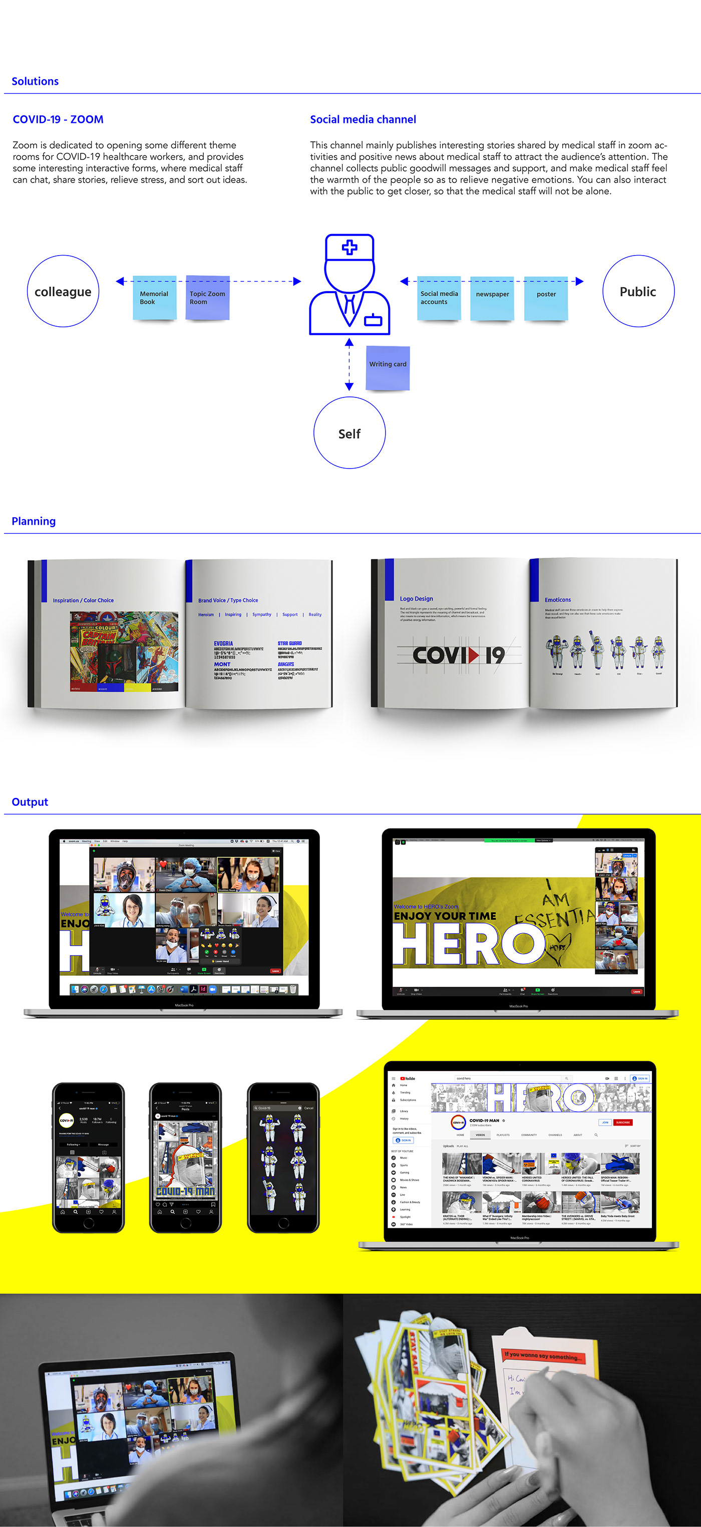 COVID-19 design strategy graphic design  healthcare visual identity