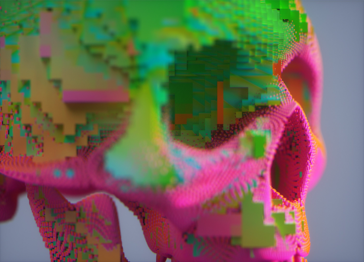 3D Render colors abstract cinema4d octane Trypogen topowire