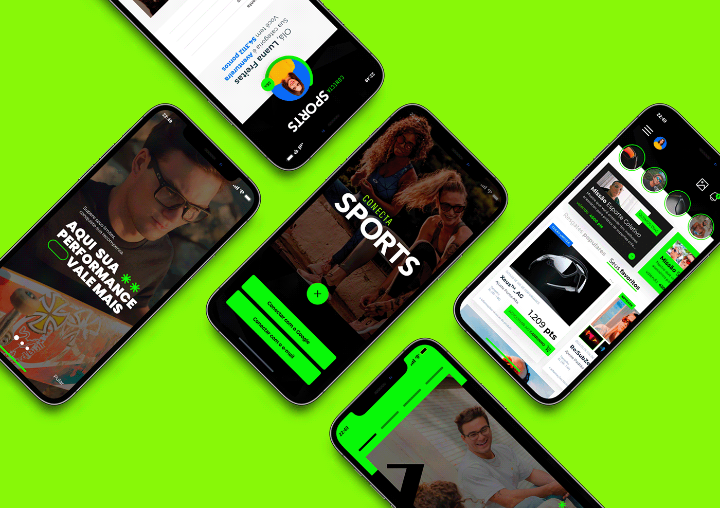 application branding  loyalti program marca Mobile app sport UI/UX user interface visual identity Website