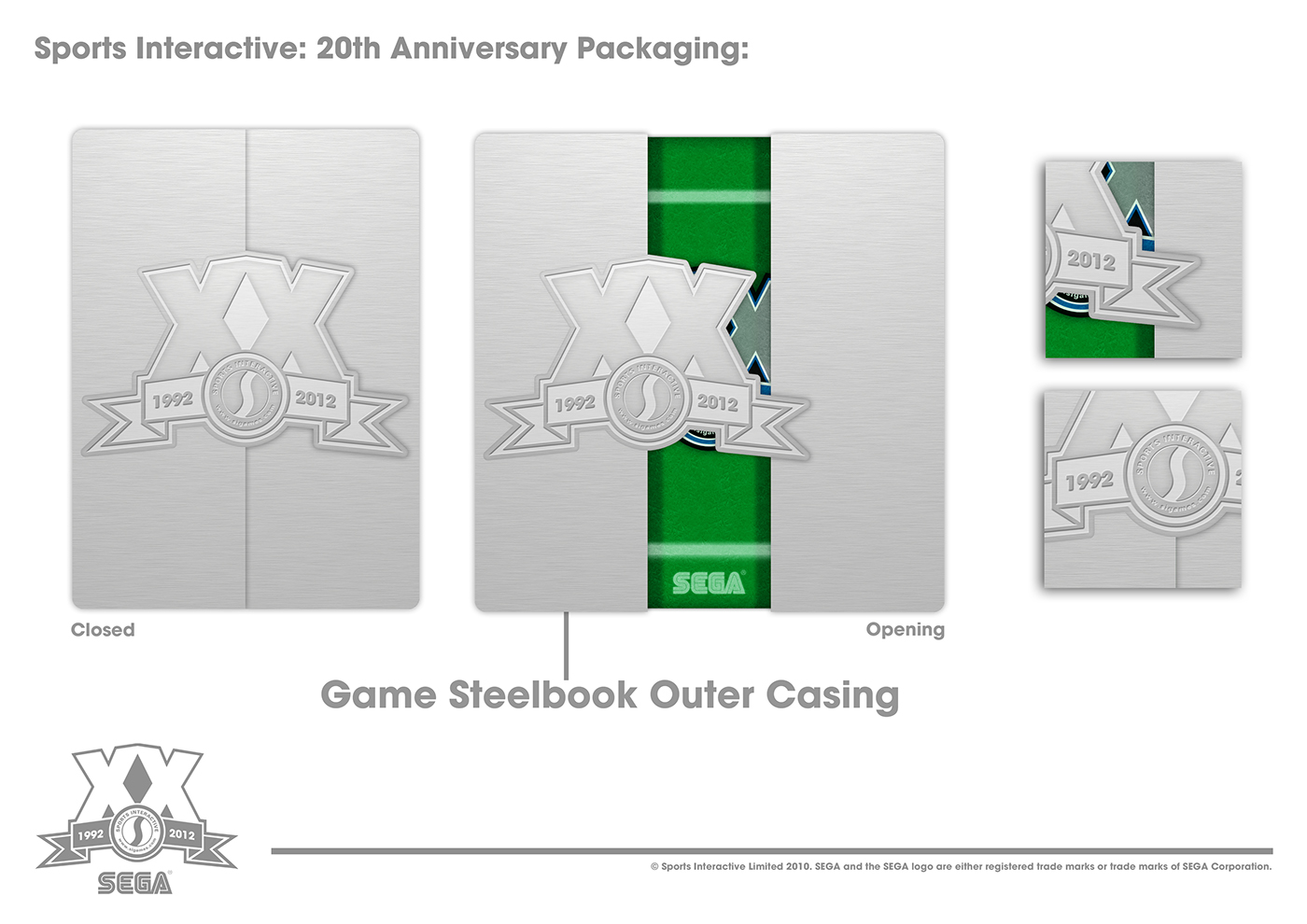 SEGA ycn Packaging product design  Gaming branding  sport football