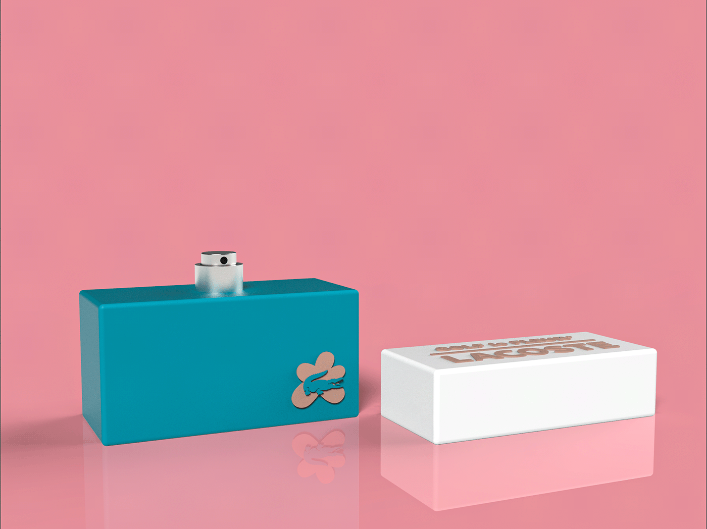 3D GOLF le FLEUR lacoste Packaging perfume