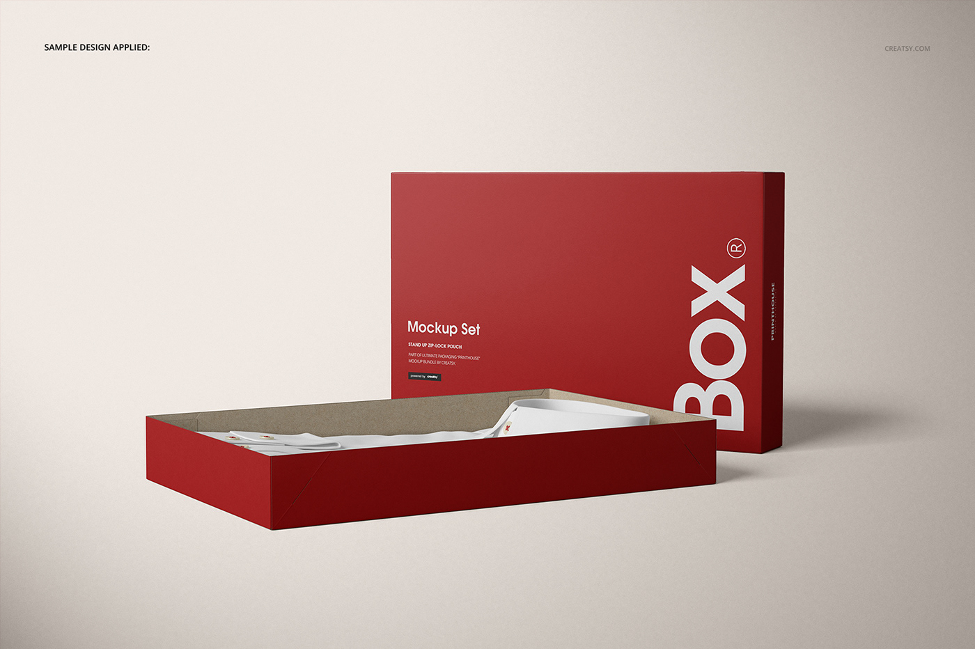 Download 2-Piece Apparel Box Mockup Set on Behance