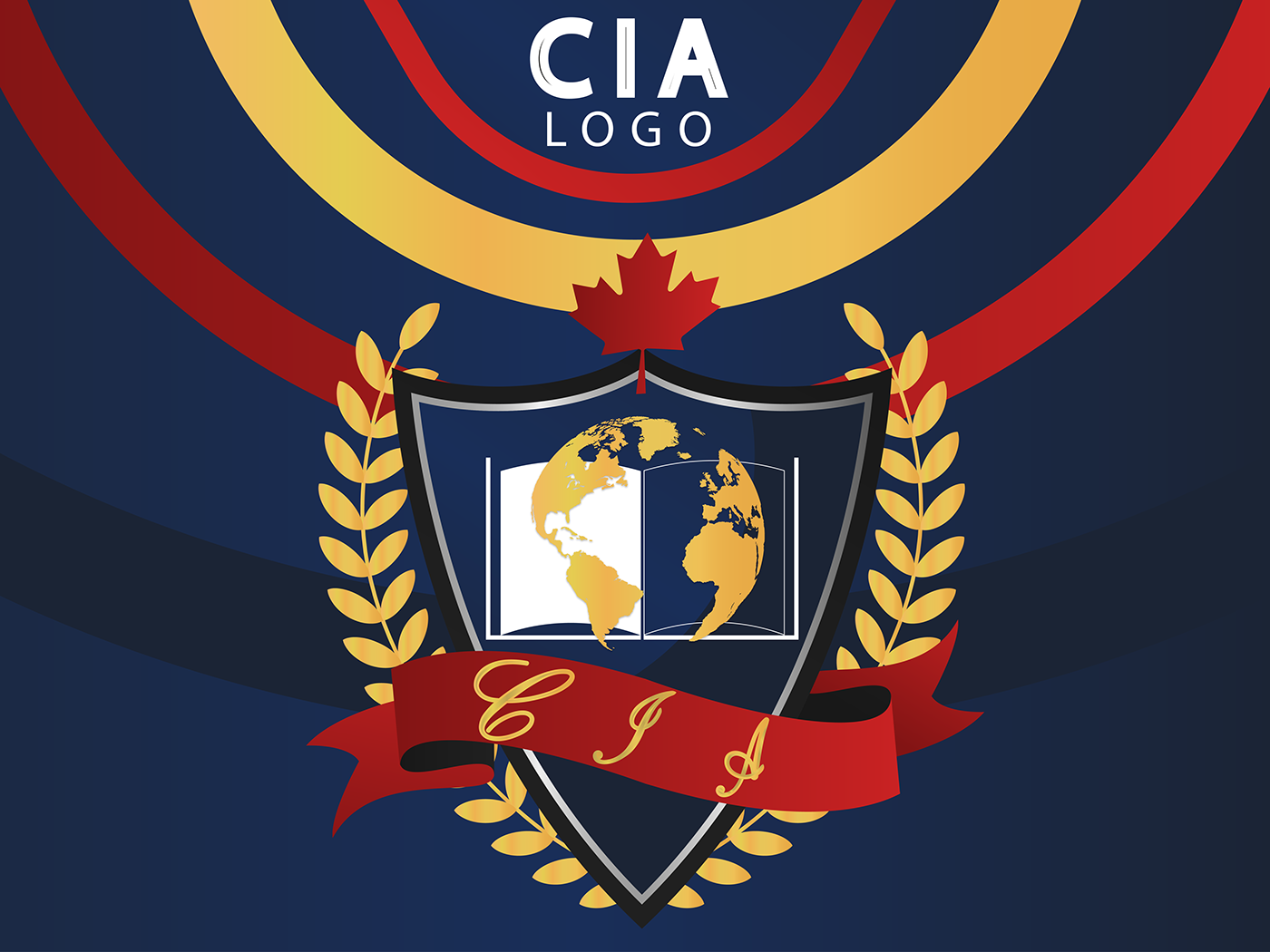 crest logo Canada school ISSAM SAADANI Maroc Marrakech Beni Mellal  CIA private school