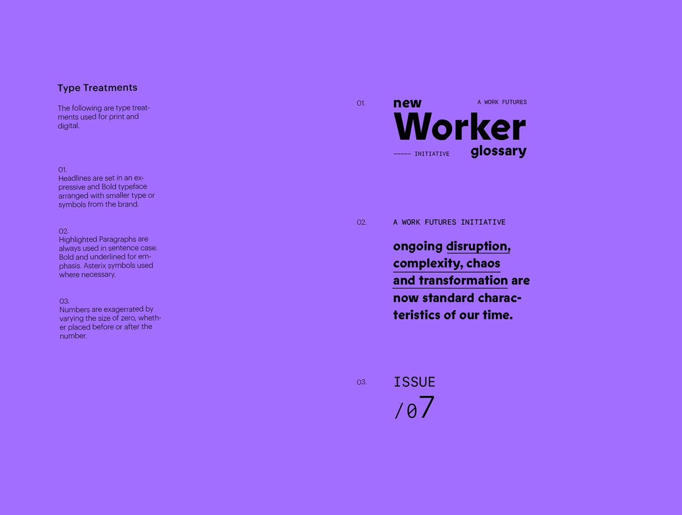 brand Brand Design branding  future futuristic ILLUSTRATION  NEW WORKER typography   visual identity Workers