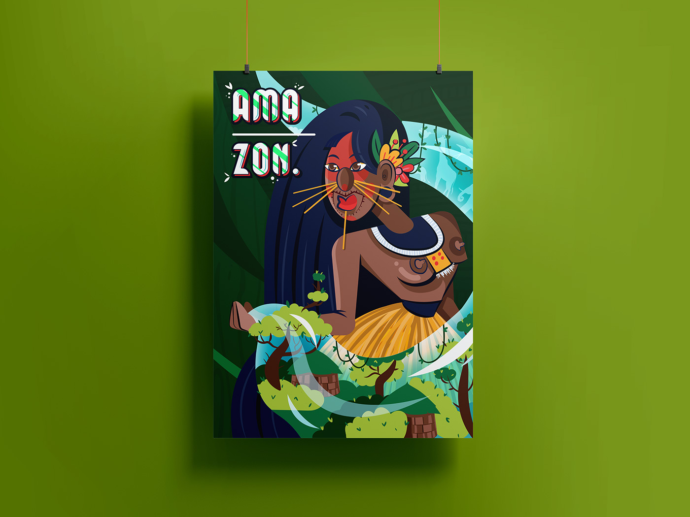 Amazon art graphicdesign japan kawashu poster posterdesign Serbia