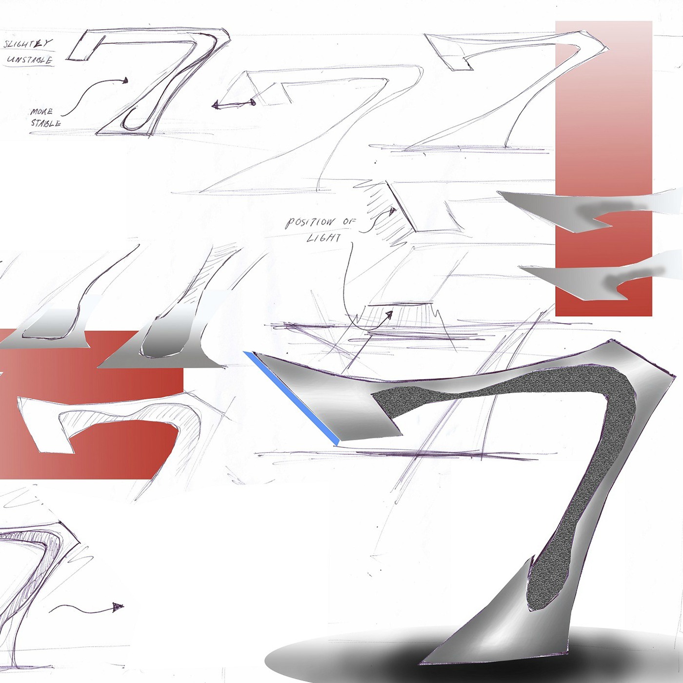 product design  graphic design  sketching rendering Bike Transportation Design