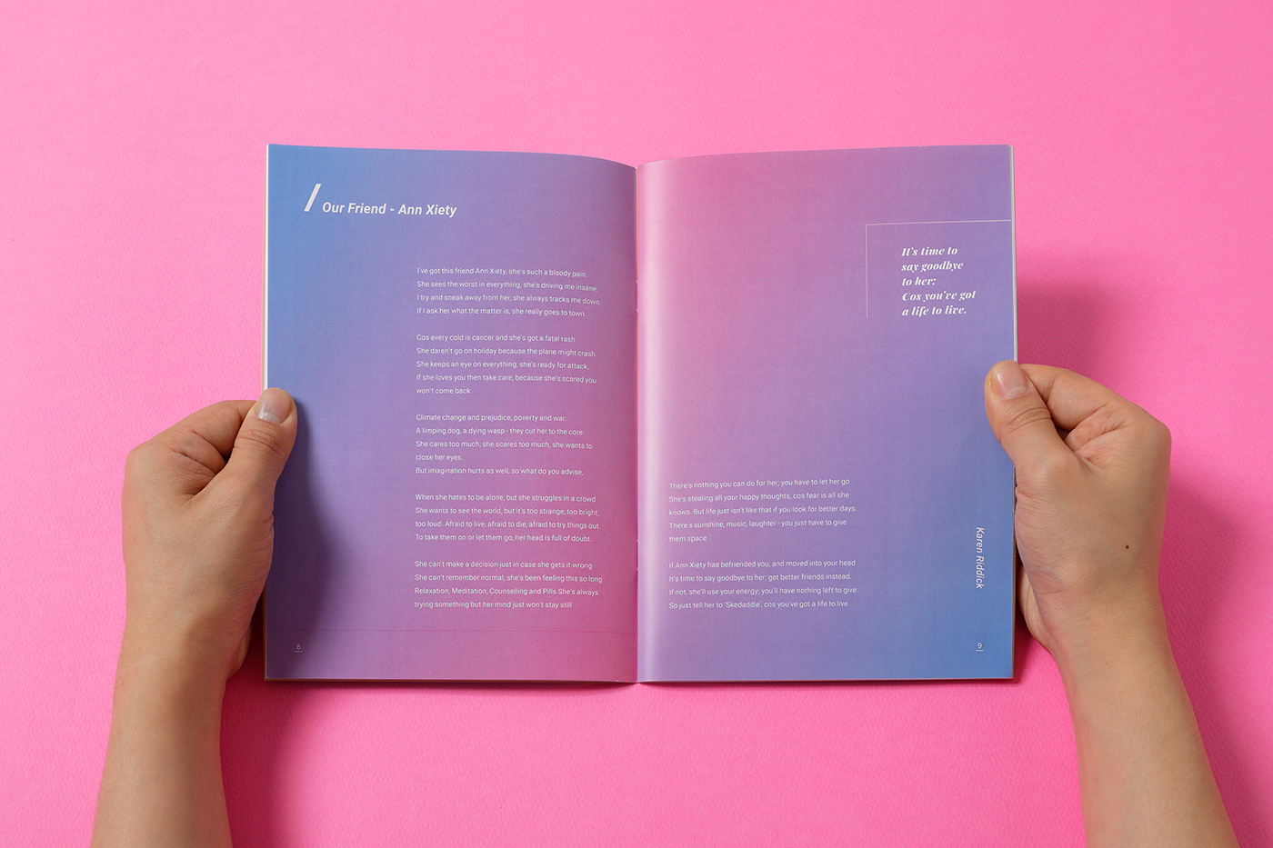 graphic design  InDesign ILLUSTRATION  book design publication gradient editorial design  typography  