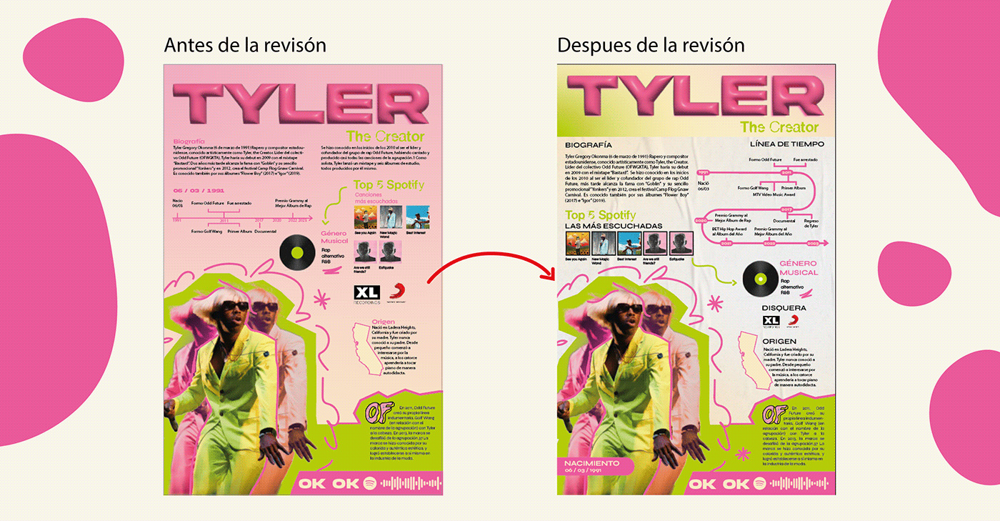 design Graphic Designer adobe illustrator poster brochure infographic information design data visualization Layout tyler the creator