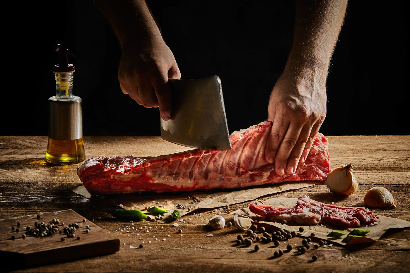 beef butcher Butchershop butchery chef cow cut knife meat steak